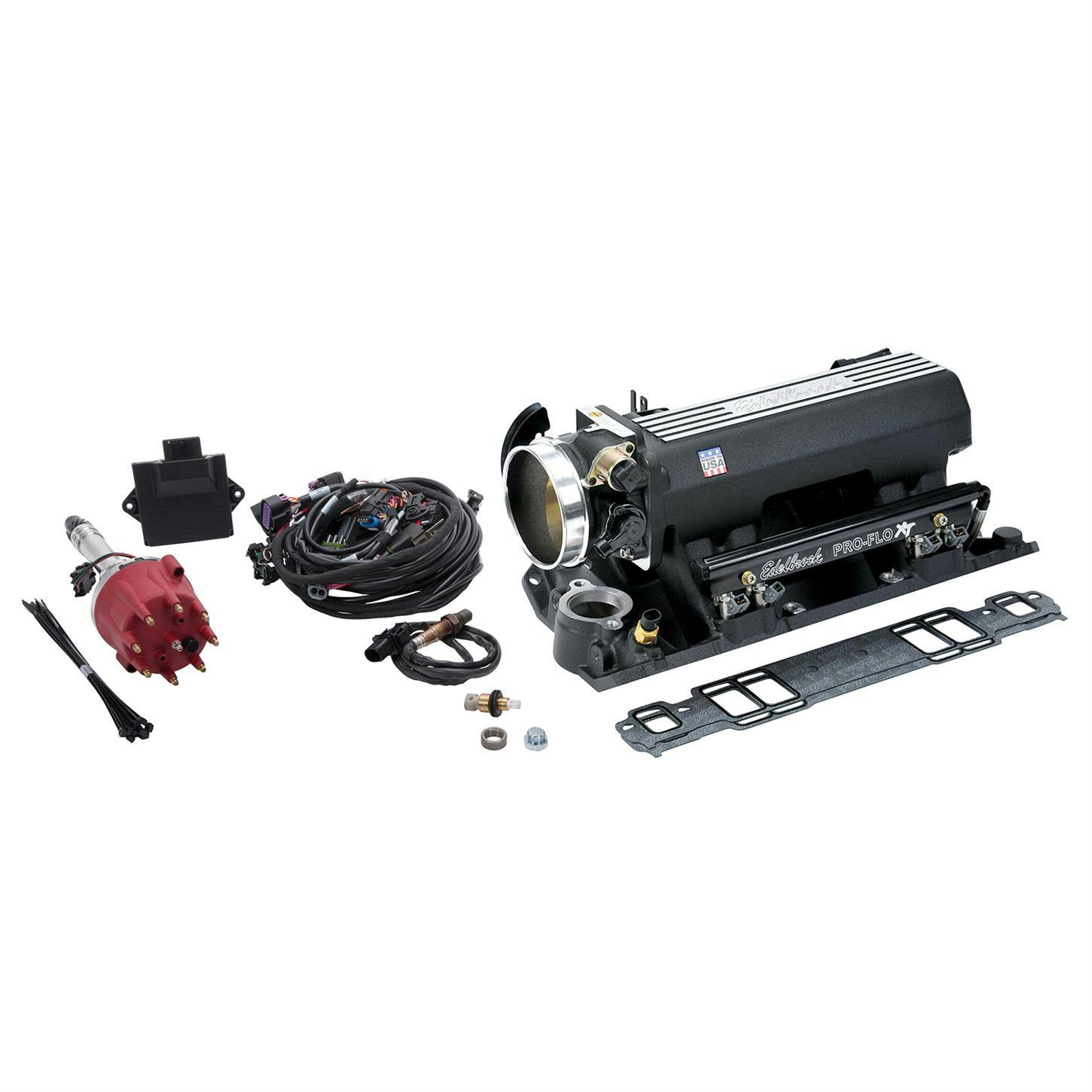 Edelbrock 35793 Pro-Flo 4 EFI XT-Style Kit, Pre-1986 SBC