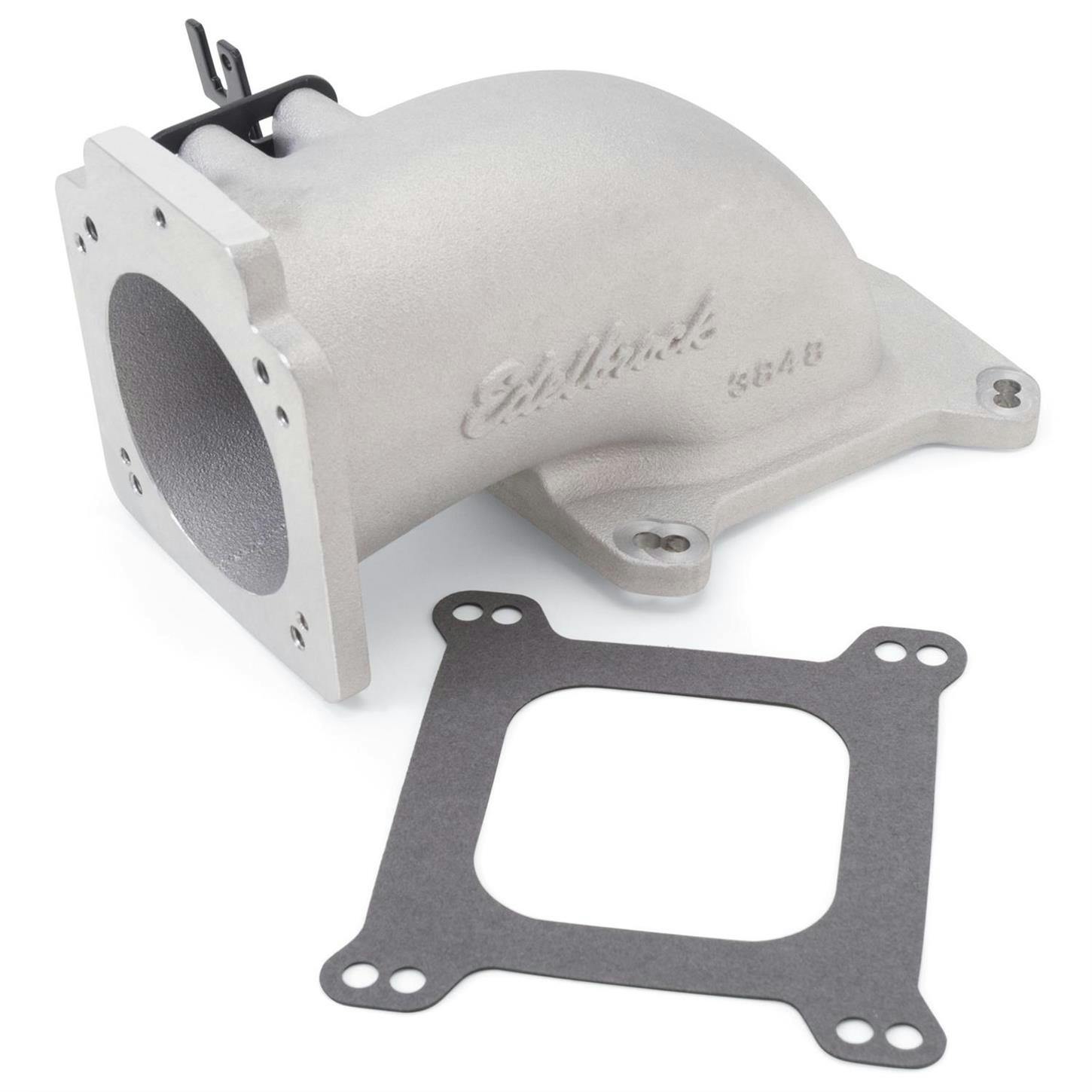 Edelbrock 3848 Intake Elbow Throttle Body Adapter, Ford 5.0L/GM LS1