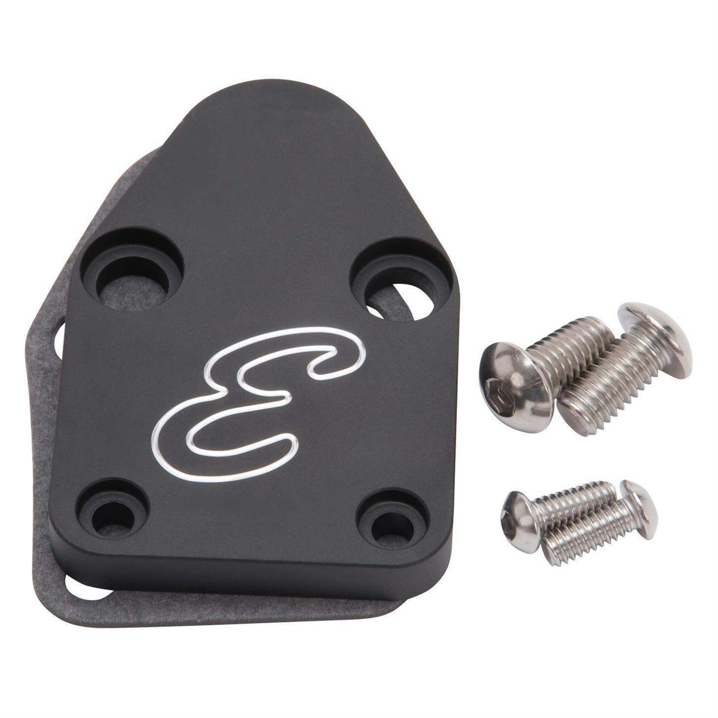 Edelbrock 4020 Fuel Pump Block-Off Plate, S/B Chevy