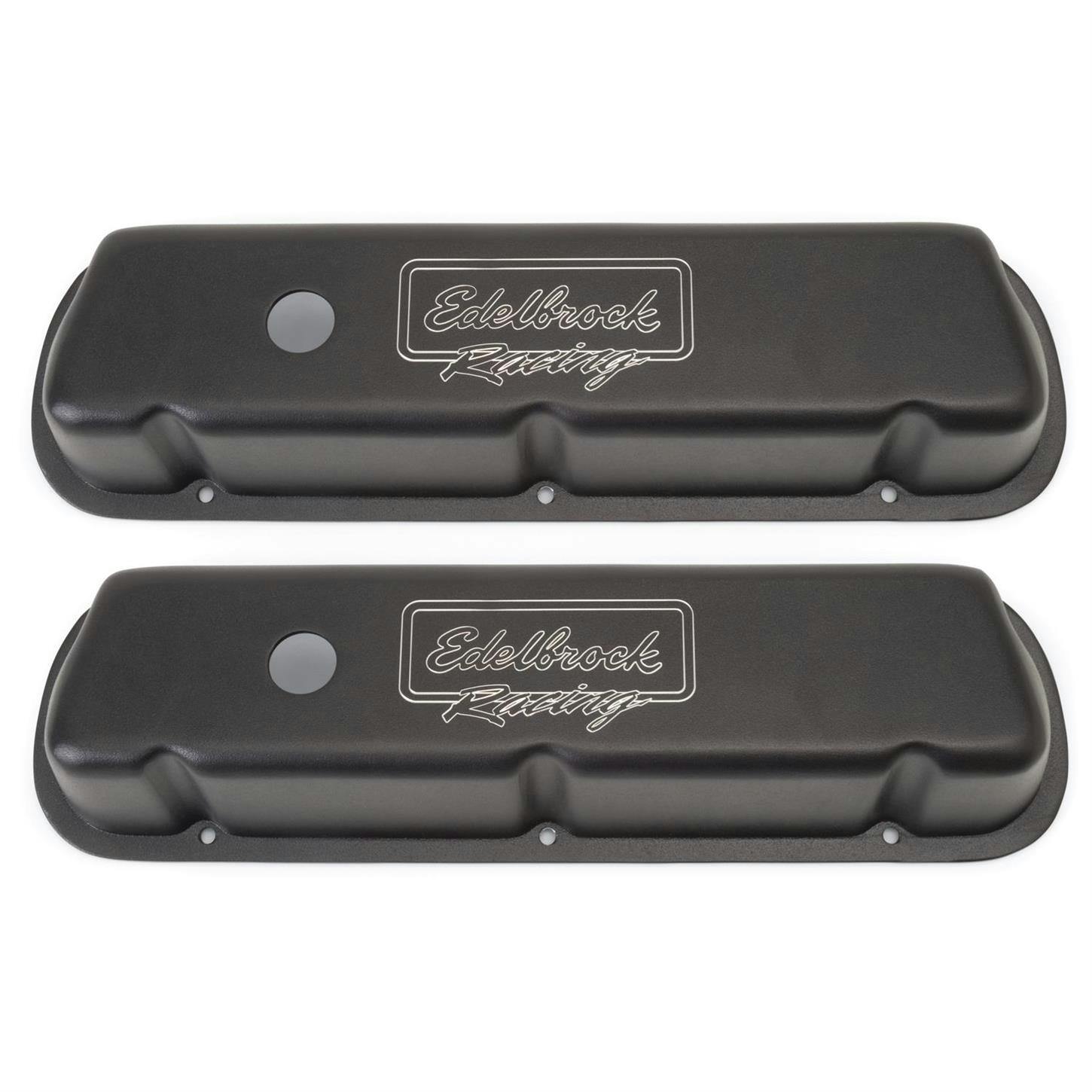 Edelbrock 41253 Victor Series Valve Cover Set, Ford 289,302,351W