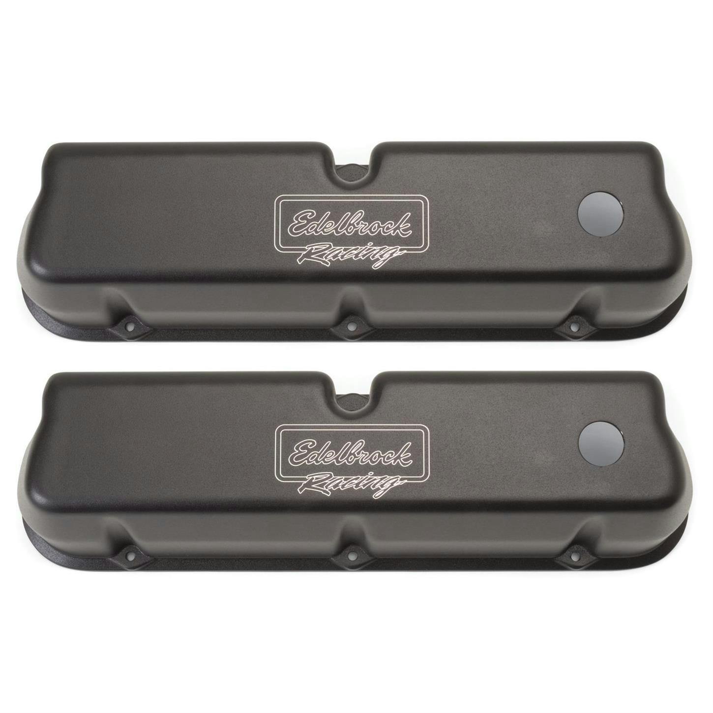 Edelbrock 41263 Victor Series Valve Cover Set, Small Block Ford