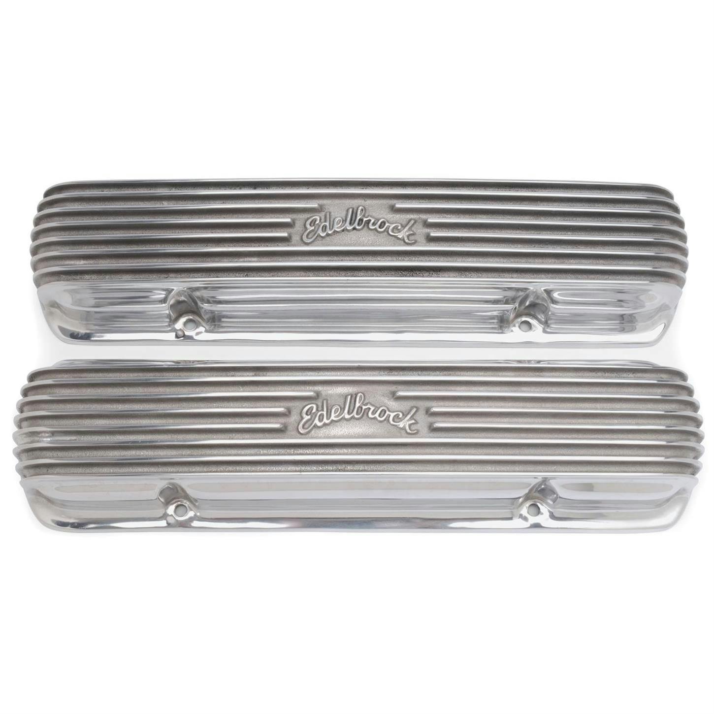 Edelbrock 4130 Valve Cover Set, Pontiac V8