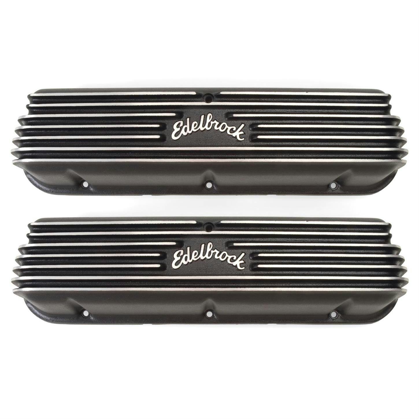 Edelbrock 41603 Classic Series Valve Cover Set, Small Block Ford
