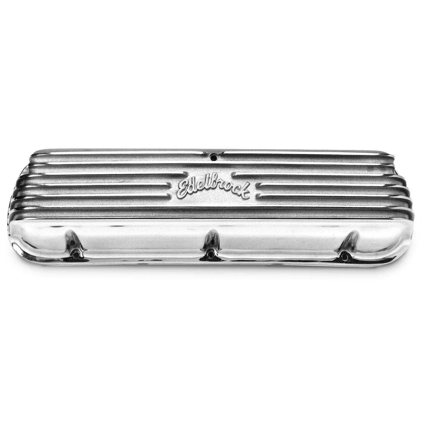 Edelbrock 4160 1960-95 Small Block Ford Finned Valve Covers