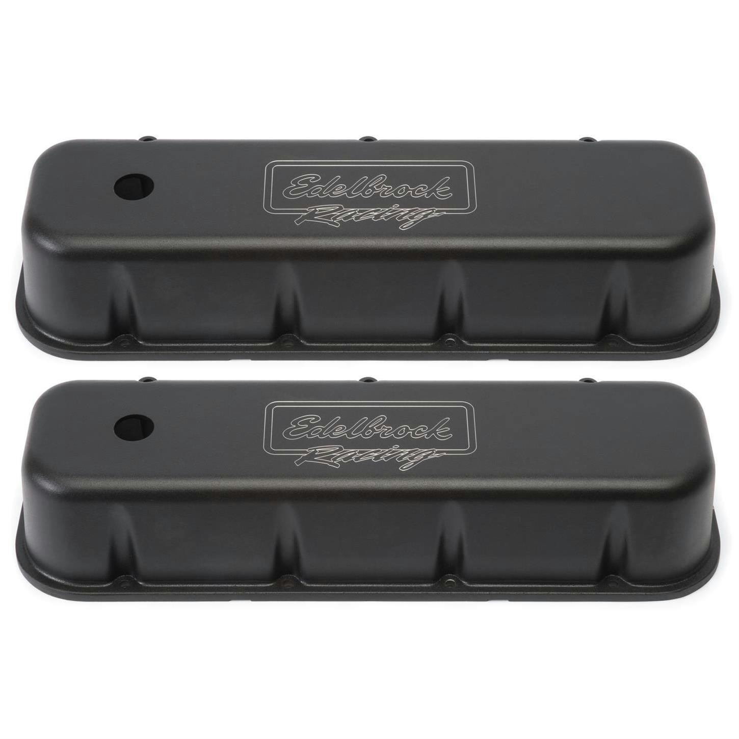 Edelbrock 41803 Victor Series Valve Cover Set, Big Block Chevy