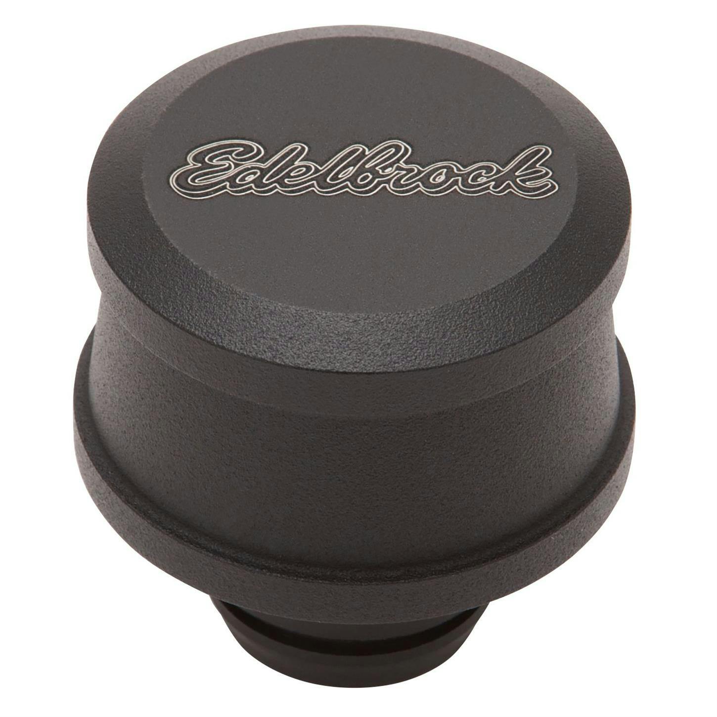 Edelbrock 42133 Billet Aluminum Valve Cover Oil Breather Cap, Round