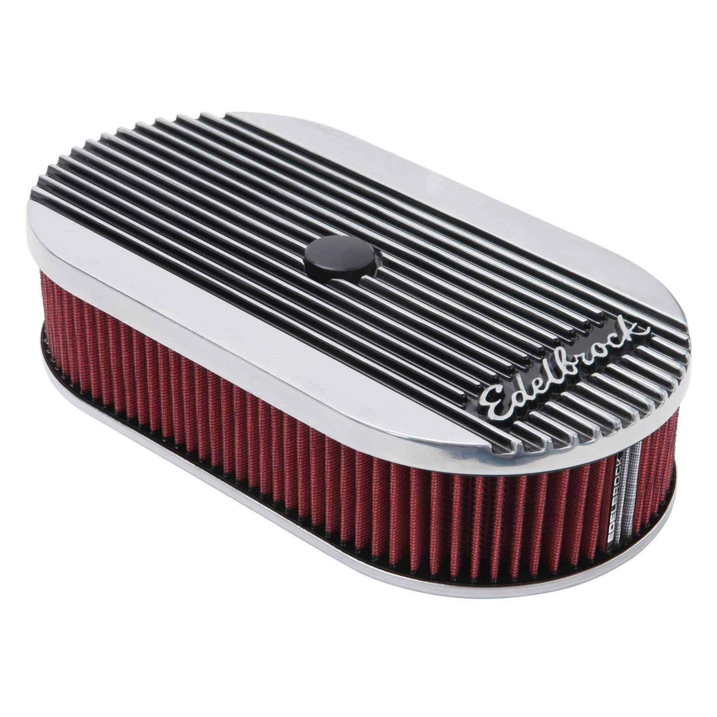 Edelbrock 4273 Elite II Air Cleaner, Oval, Single Carb