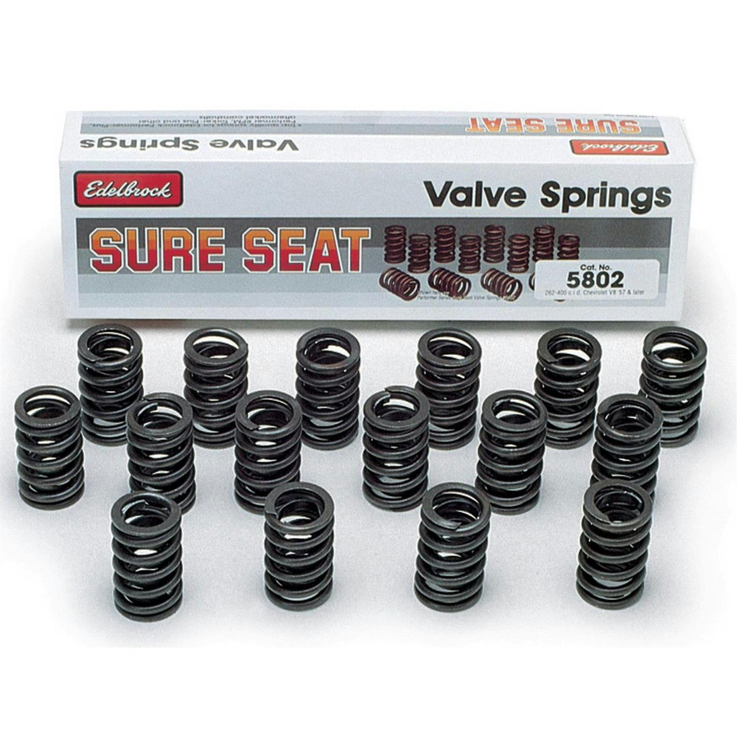 Edelbrock 5802 Sure Seat Valve Spring, Single, 1.222 Inch