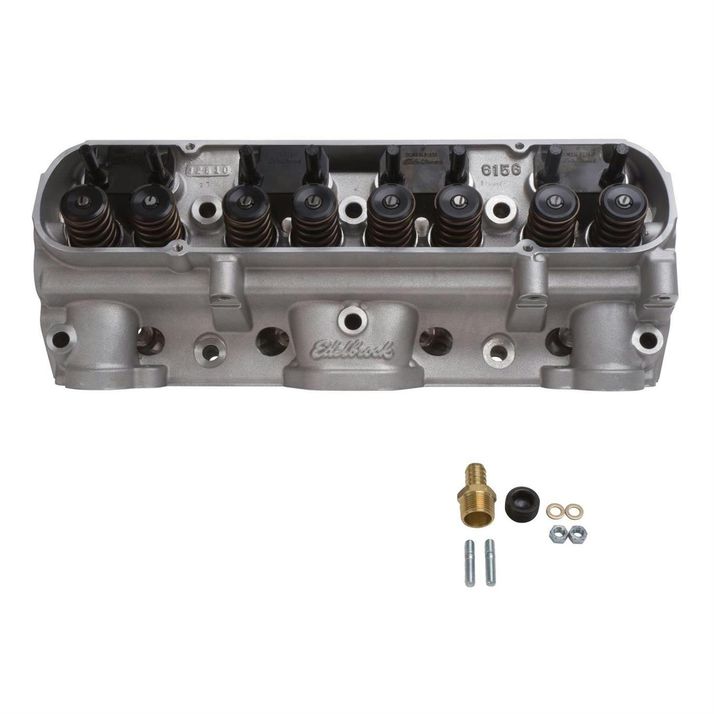 Edelbrock 61599 Performer Cylinder Head, D-Port, 72CC, Pontiac V8
