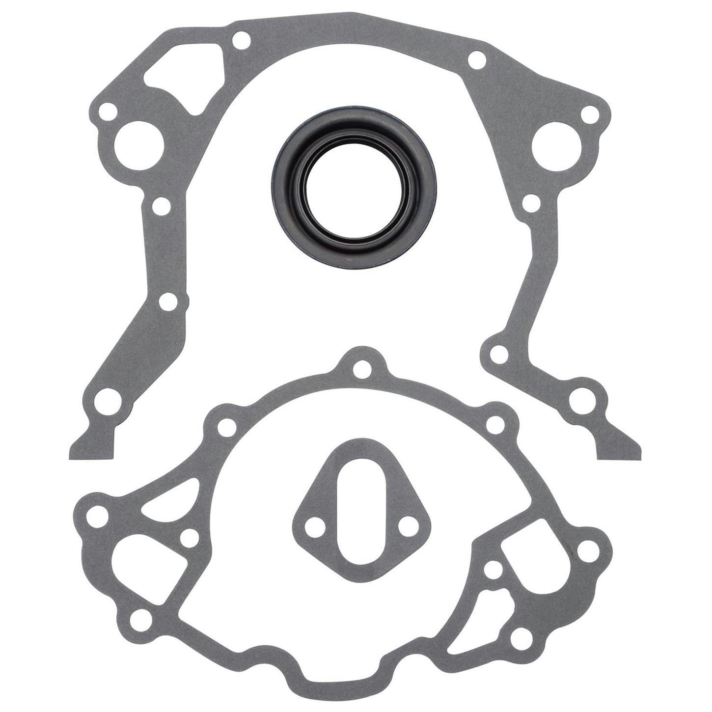 Edelbrock 6991 Replacement Timing Cover Gasket Set, Small Block Ford