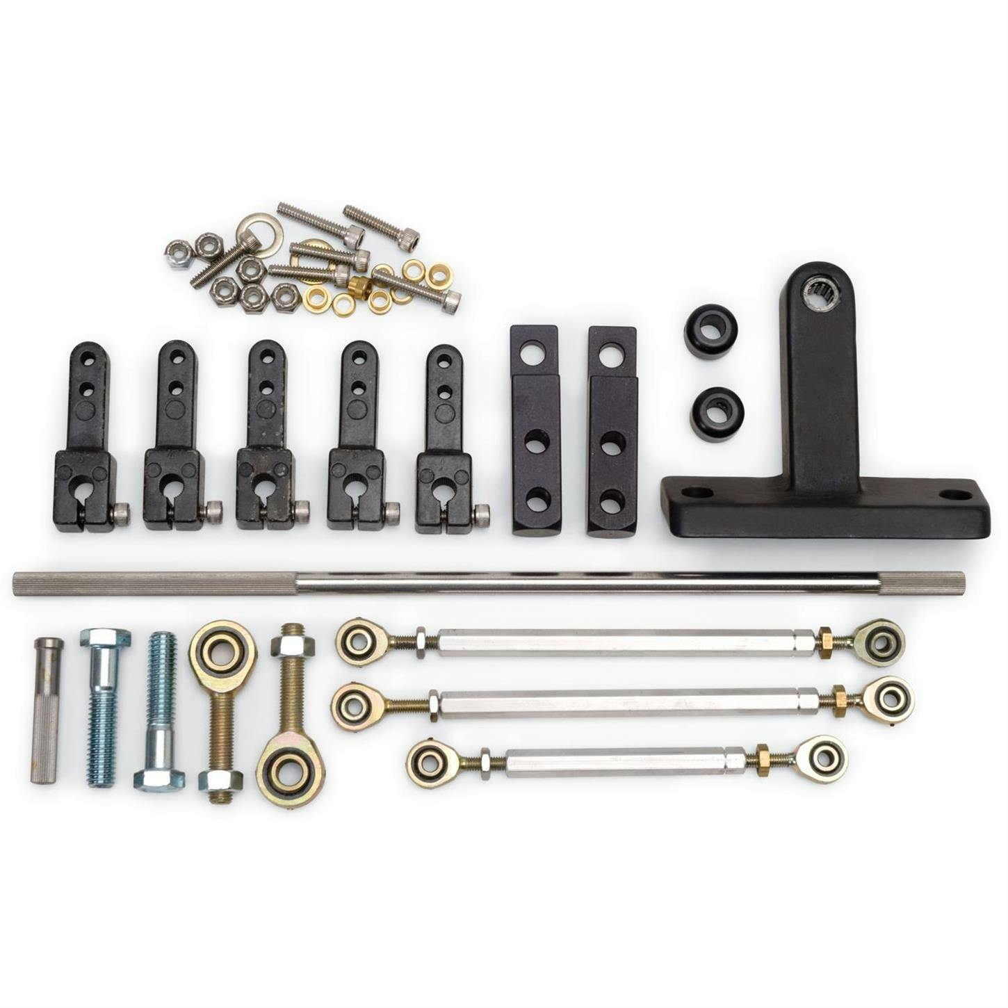 Edelbrock 7077 Dominator Thottle Linkage Kit, Dual Quad