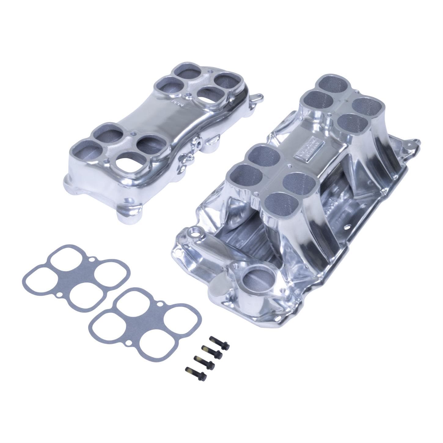 Edelbrock 71101 Street Tunnel Ram Intake Manifold, S/B Chevy, Polished