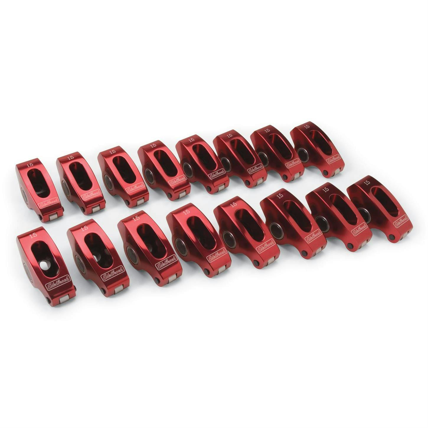 Edelbrock 77770 Red Roller Rocker Arm, Small Block Chevy