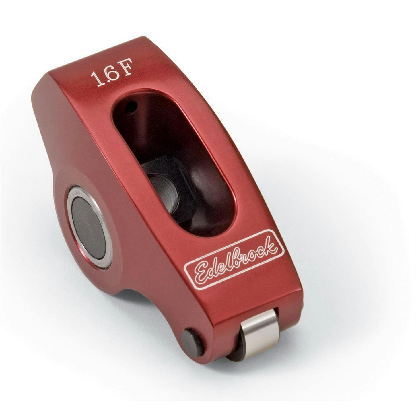 Edelbrock 77781 Red Roller Rocker Arm, SBF, Red Anodized, Each