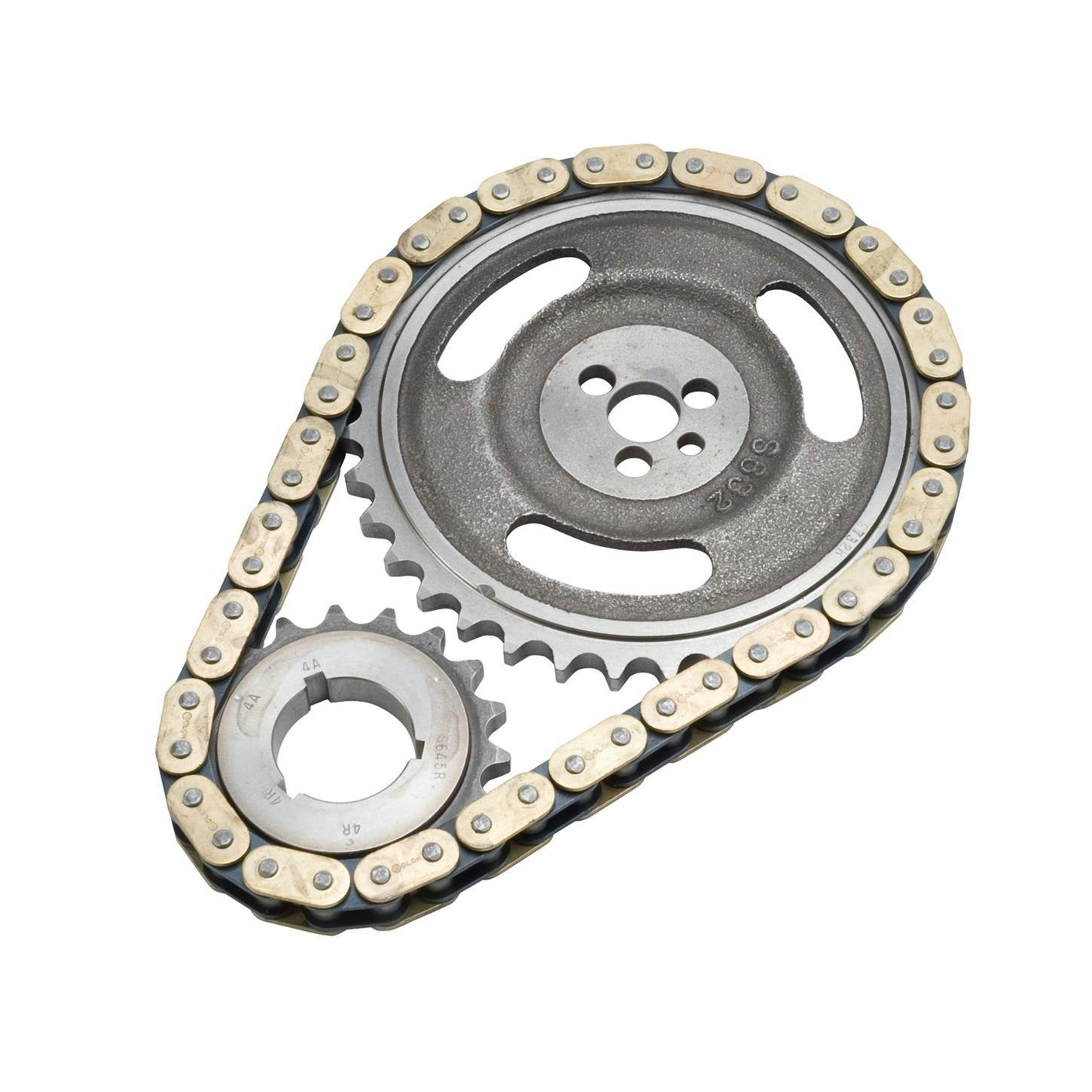 Edelbrock 7801 Performer-Link True Roller Timing Set Chain,SB Chevy V6
