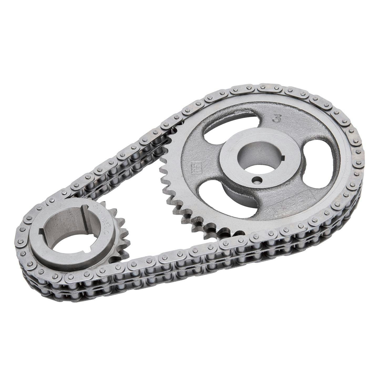 Edelbrock 7812 Performer-Link True Roller Timing Set Chain, Pontiac V8