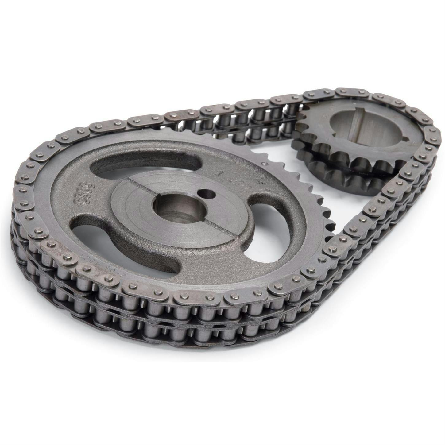 Edelbrock 7820 Performer-Link True-Roller Timing Chain Set, SB Ford