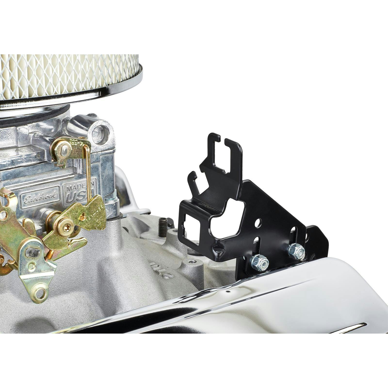 Edelbrock 8031 Carburetor Throttle Cable Bracket, Chevy