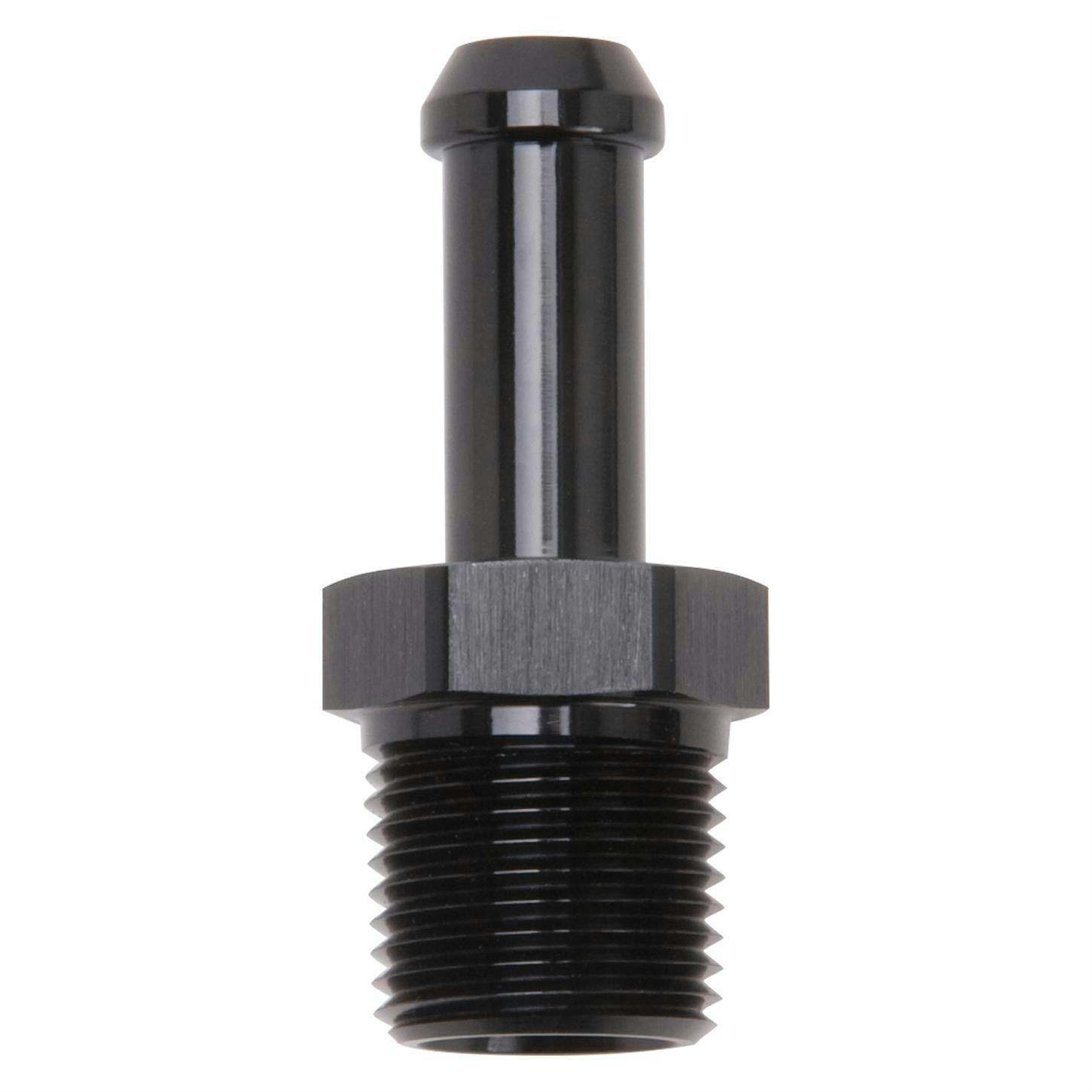 Edelbrock 8117 Pipe to Hose Barb Fitting, Straight, 3/8 in.NPT