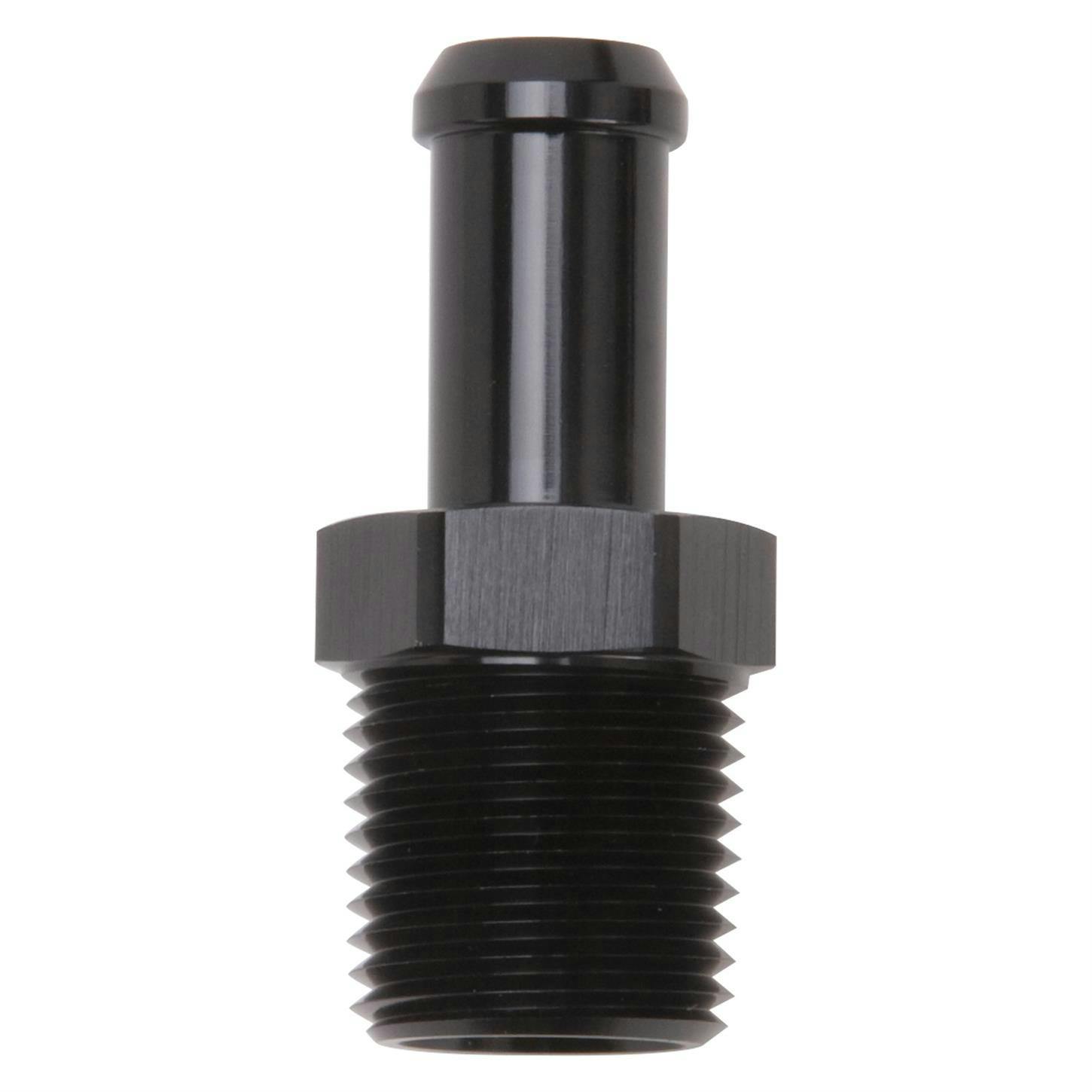 Edelbrock 8119 Pipe to Hose Barb Fitting, Straight, 1/2 in.NPT