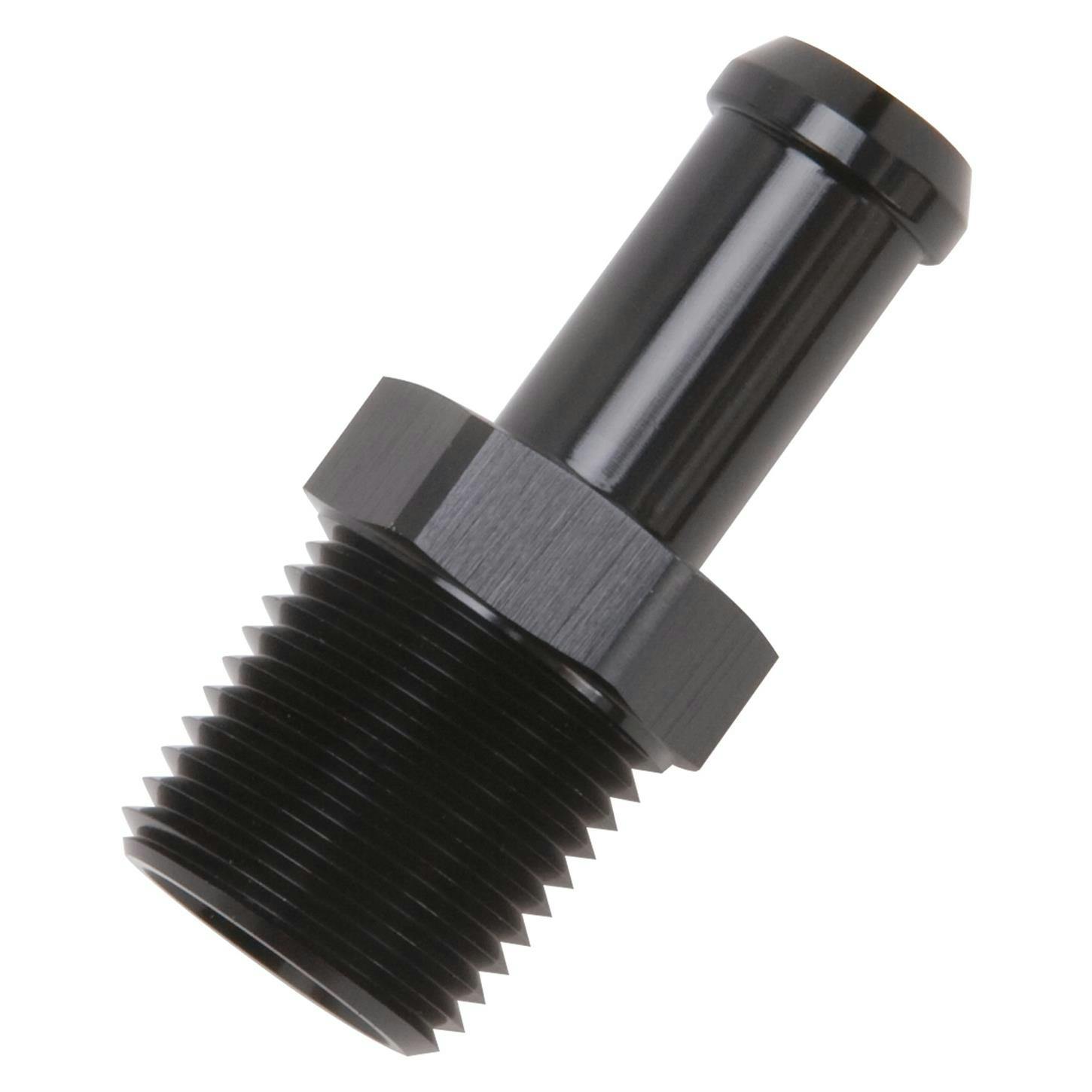 Edelbrock 8119 Pipe to Hose Barb Fitting, Straight, 1/2 in.NPT