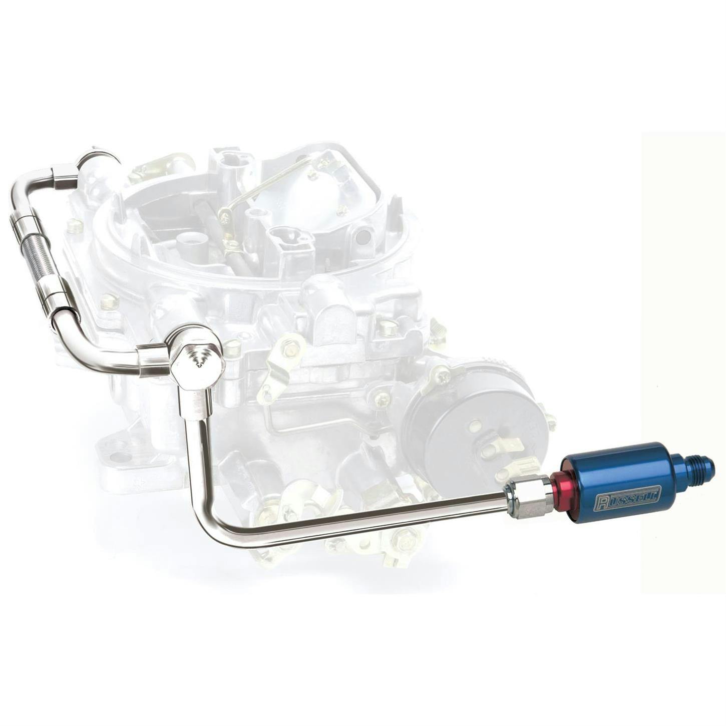 Edelbrock 8133 Dual-Feed Fuel Line/Filter Kit