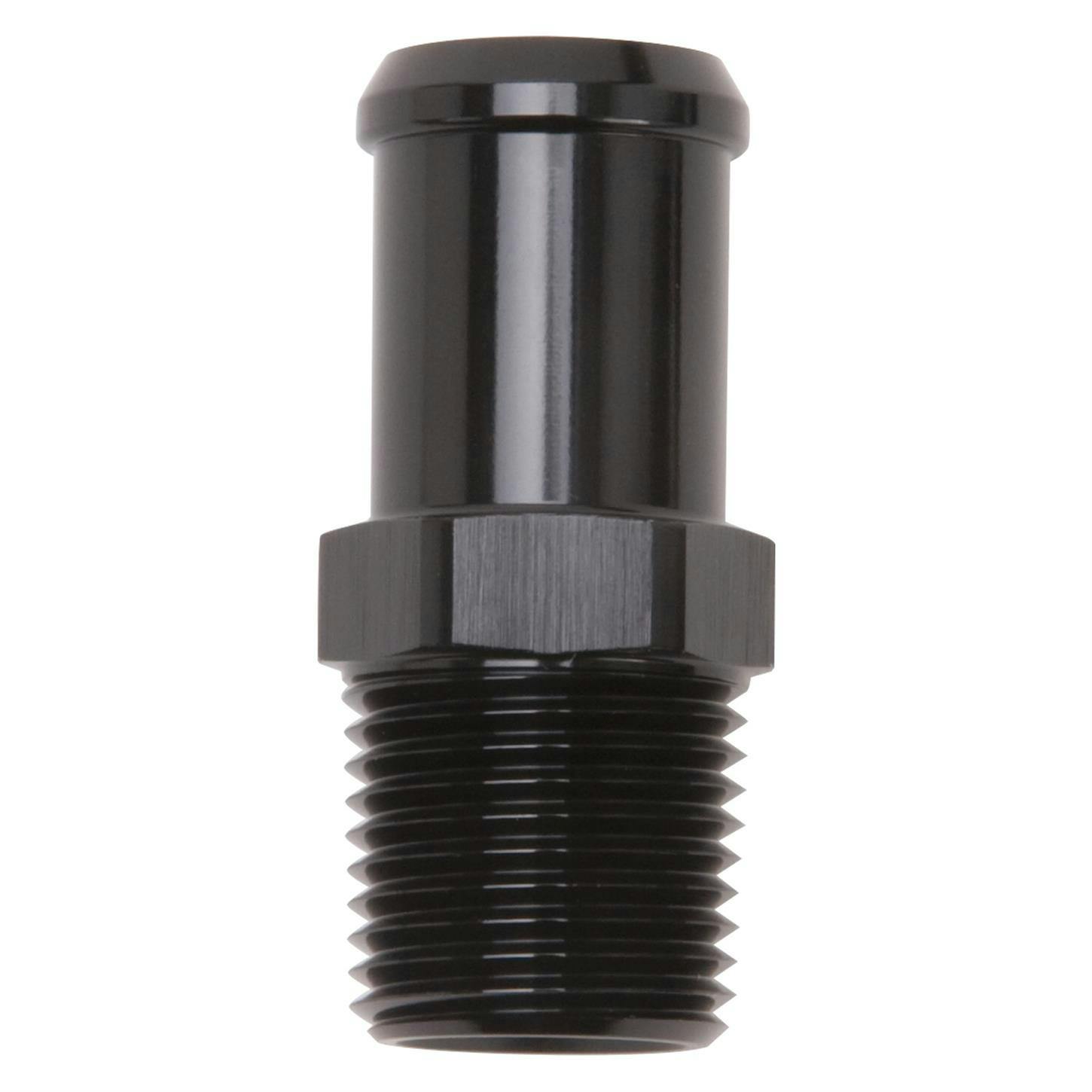 Edelbrock 8183 Pipe to Hose Barb Fitting, Straight,1/2 in. NPT