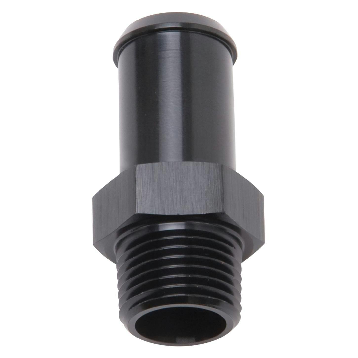 Edelbrock 8187 Pipe to Hose Barb Fitting, Straight, 3/8 in.NPT