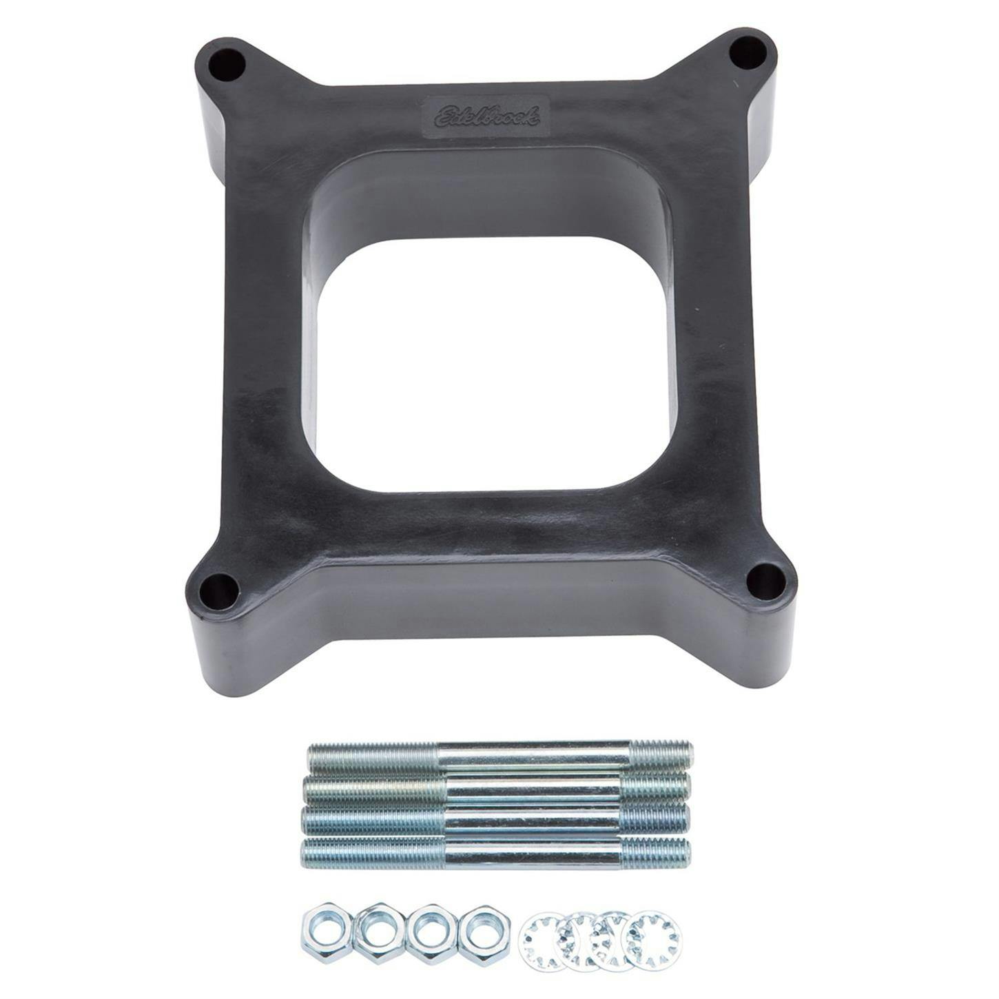 Edelbrock 8712 4- Barrel Carburetor Spacer, Phenolic, 2 Inch