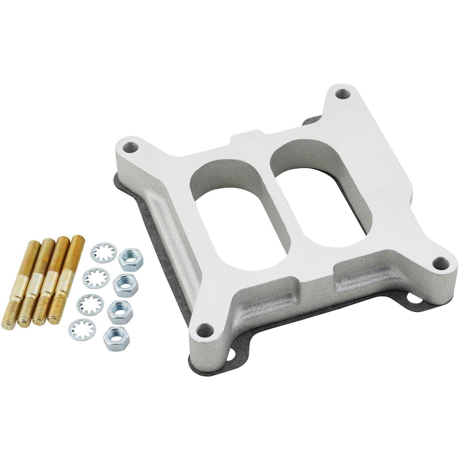 Edelbrock 8714 4- Barrel Carburetor Spacer, Aluminum, 1 Inch