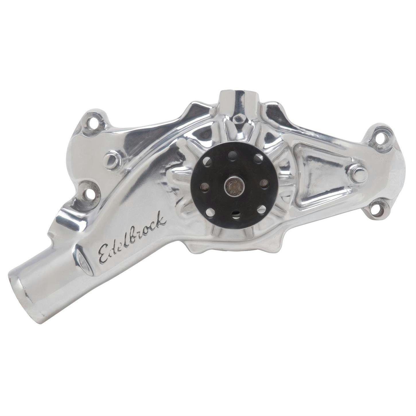 Edelbrock 8864 Victor Series Mechanical Water Pump, Polished