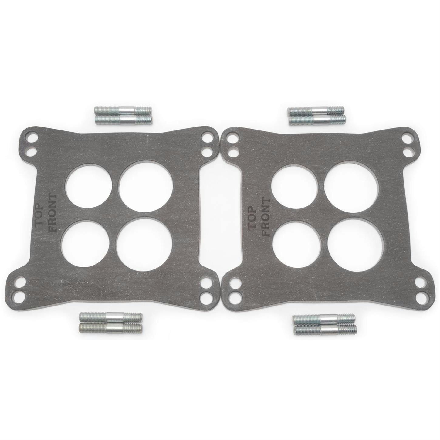 Edelbrock 9267 Heat Insulator Gaskets, Dual-Quad, 4-Hole