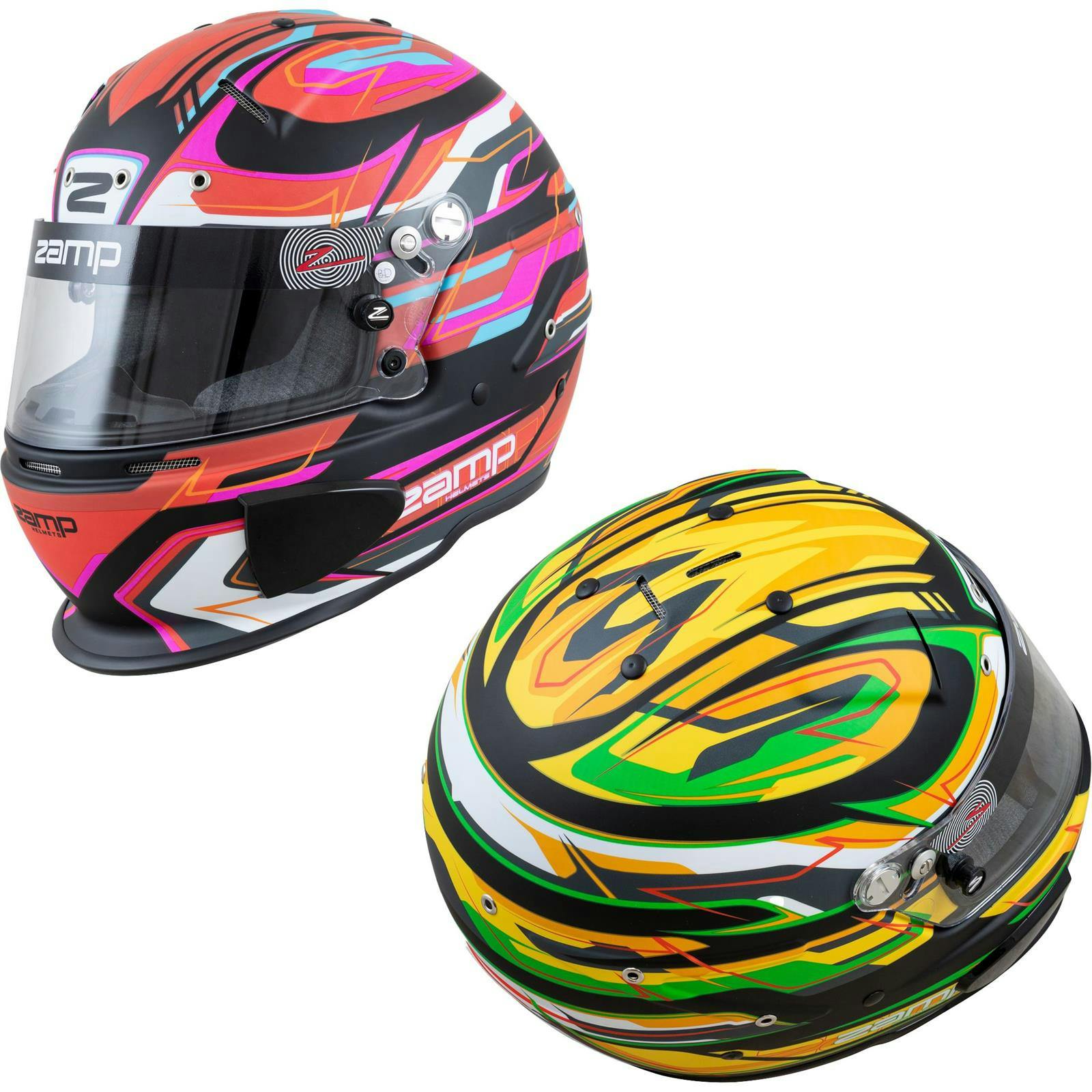 Zamp RZ-70E Switch Lightweight Graphic Helmet, SA2020