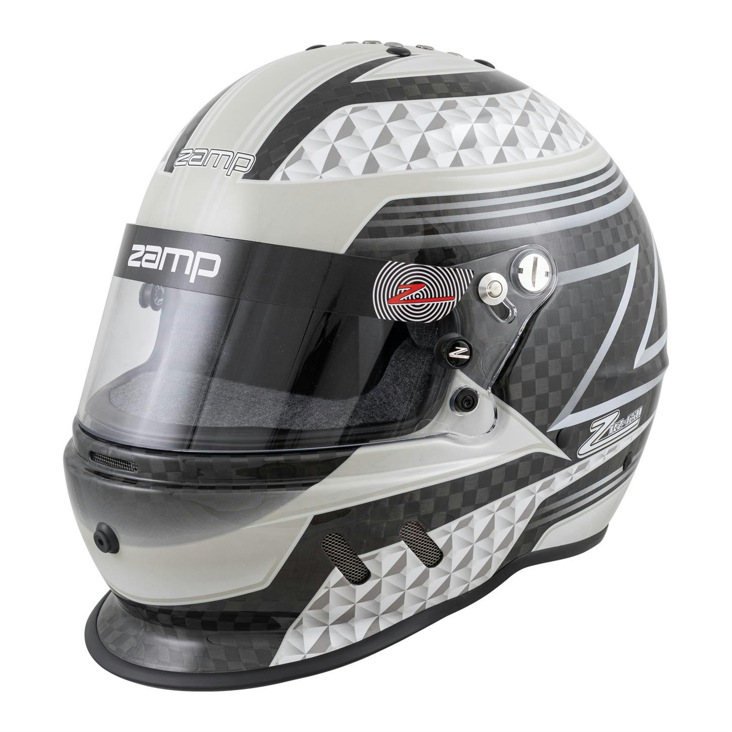 Zamp RZ-65D Carbon SA2020 Helmet, Black/Gray