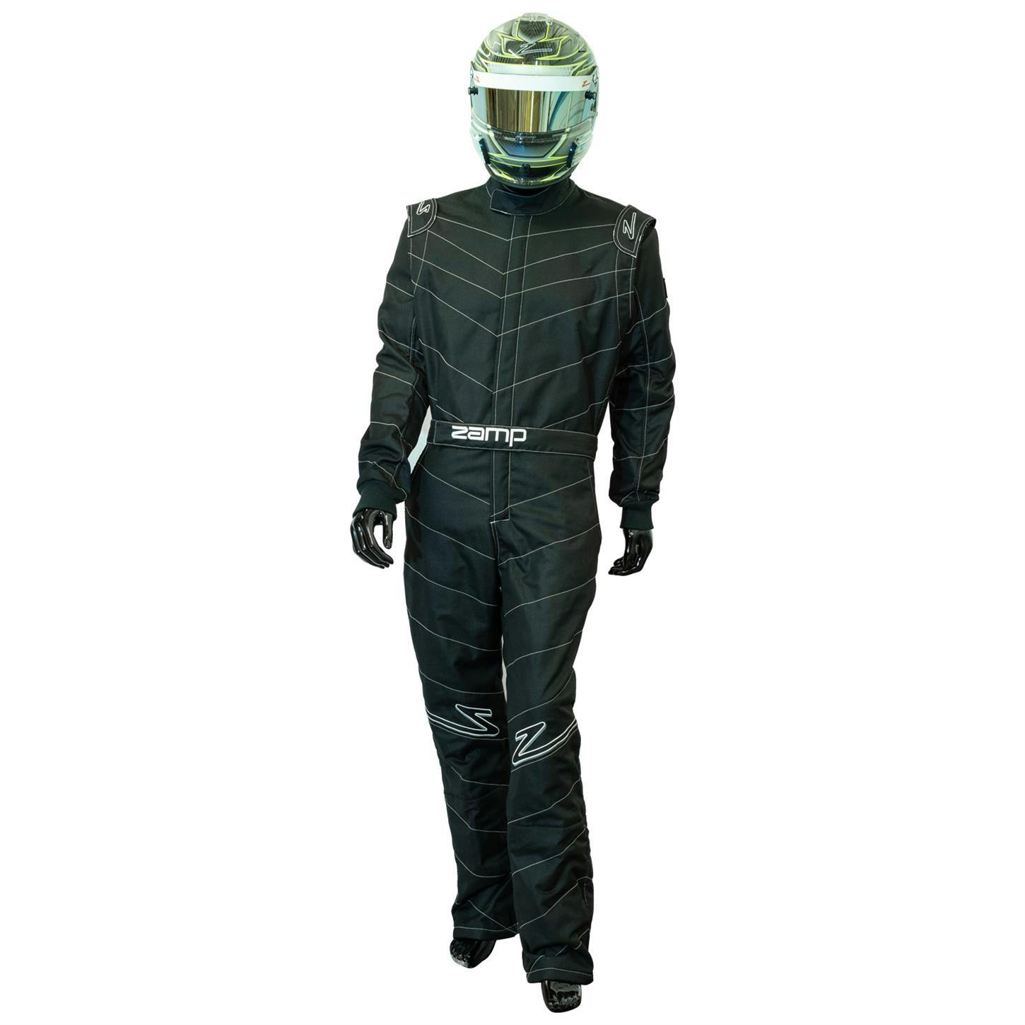 Zamp ZR-50 SFI 3.2A/5 Black Lightweight 3 Layer Race Suit