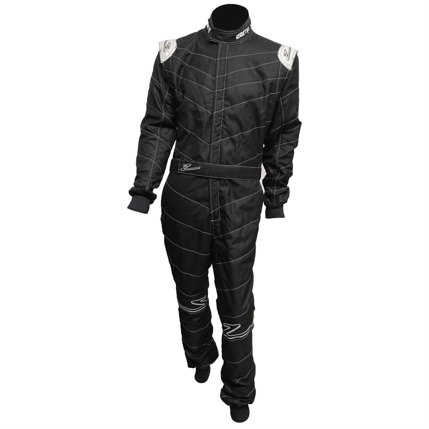 Zamp ZR-50F SFI 3.2A/5 Black Race Suit Straight Cuff