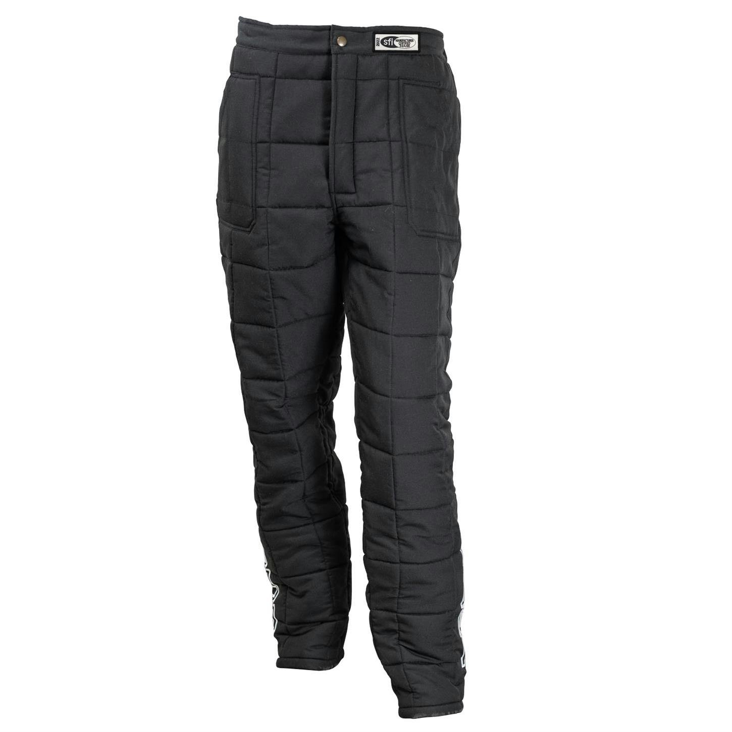 Zamp ZR-Drag Race Pants, 9 Layer, Black, Snap And Loop