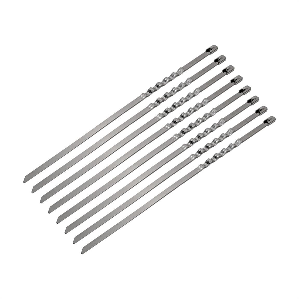 DEI 10204 8 Inch Lokjaw Locking Ties, Set of 9