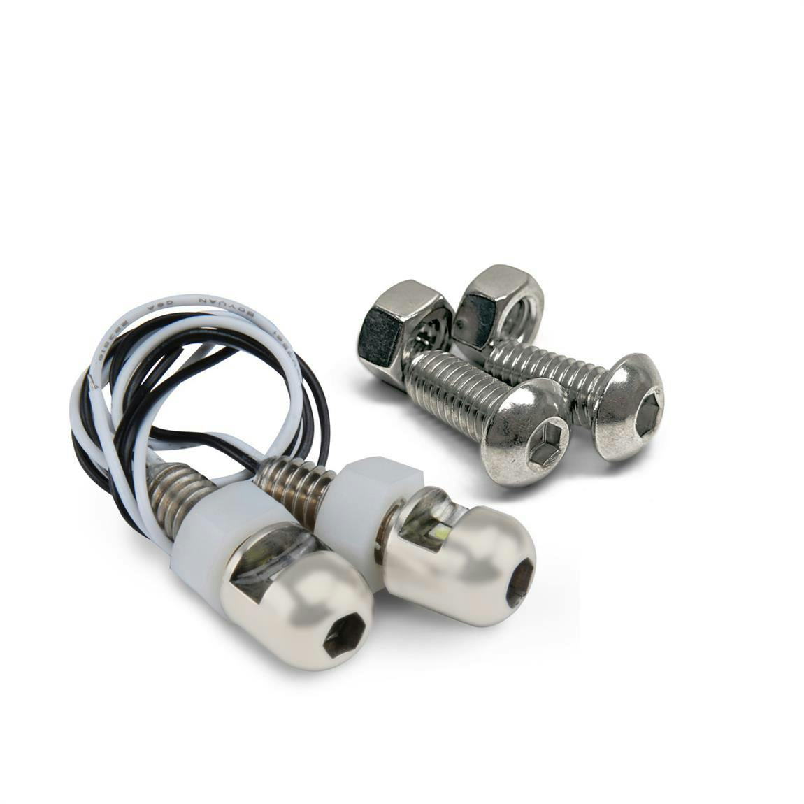 DEi 030301 LED Lite'N Boltz License Plate Lighting Kit, Dome, 4 Piece