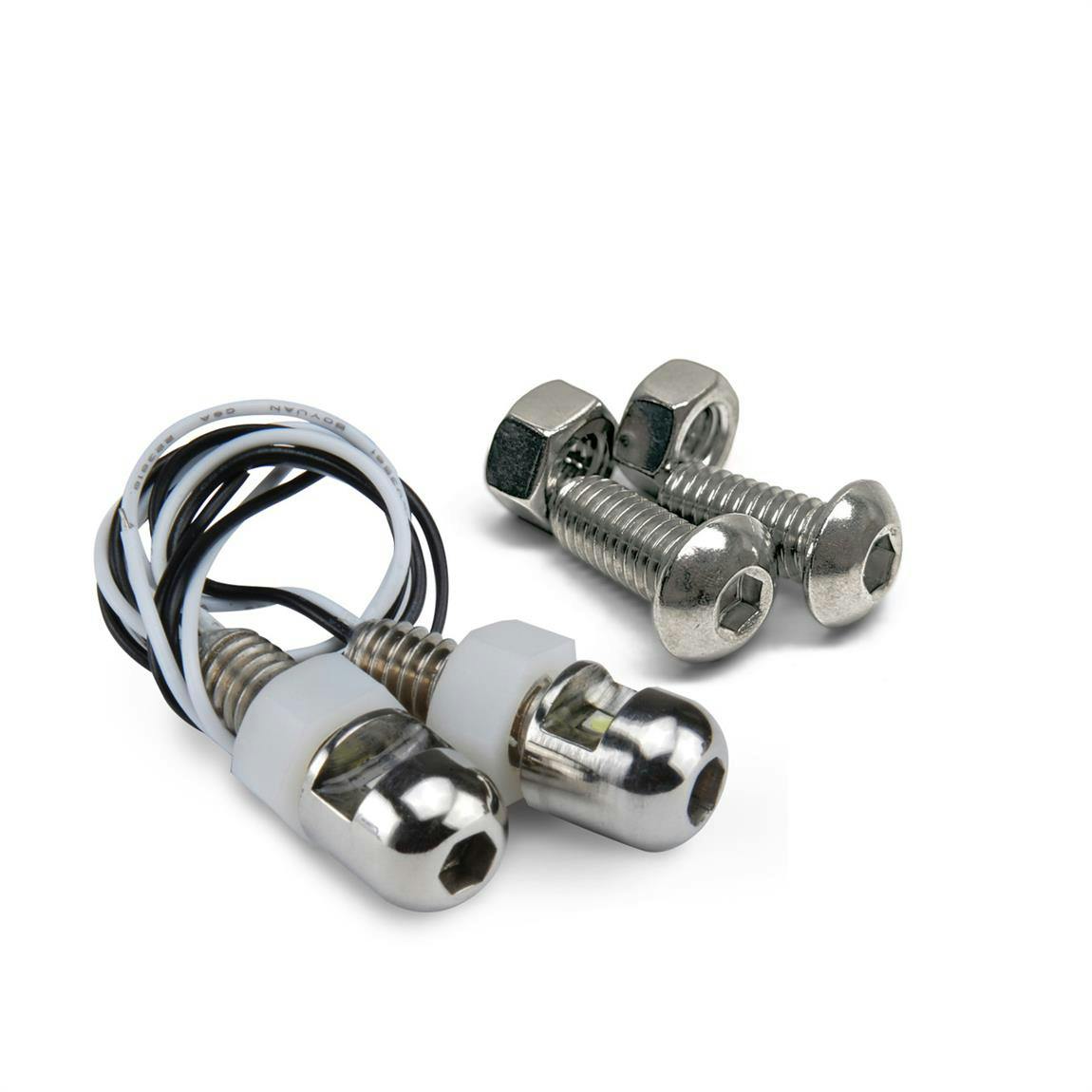 DEi 030302 LED Lite'N Boltz License Plate Lighting Kit, Dome, 2 Piece