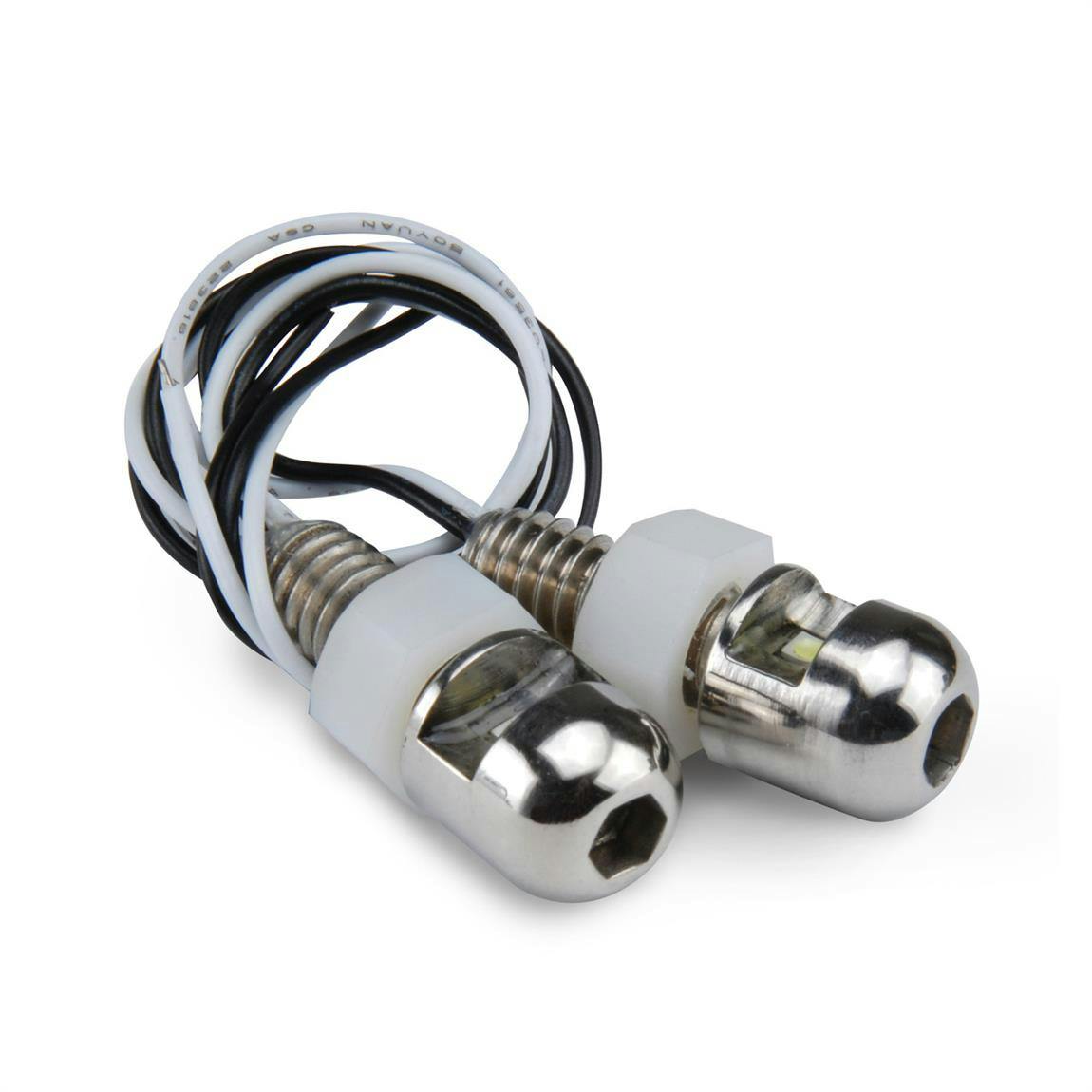 DEi 030310 LED Lite'N Boltz License Plate Lighting Kit, Dome, 2 Piece