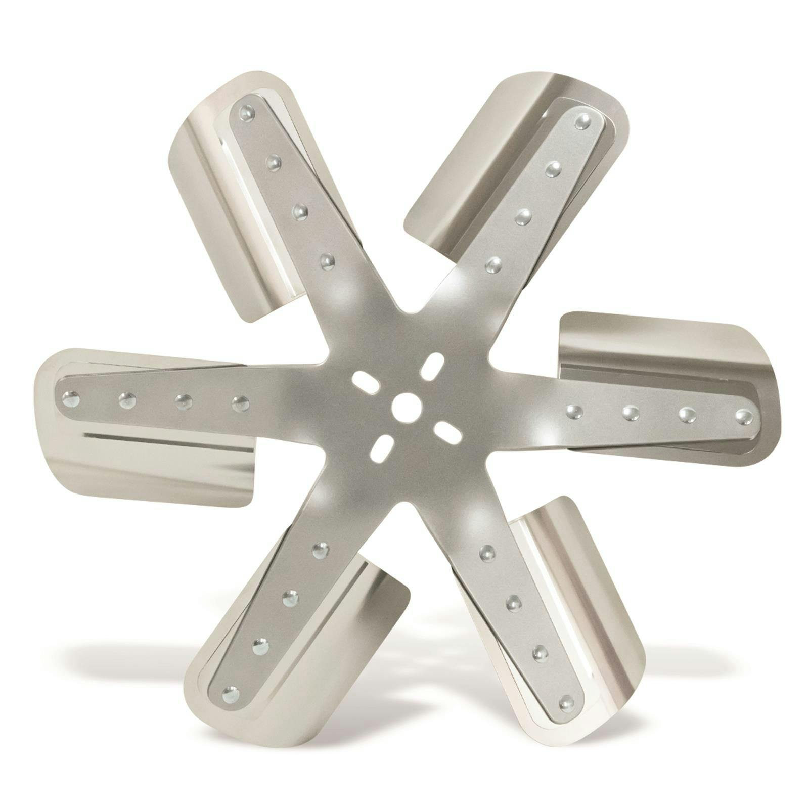 Flex-A-Lite 101567 Flex Fan, Stainless Blades, Silver, 17 Inch