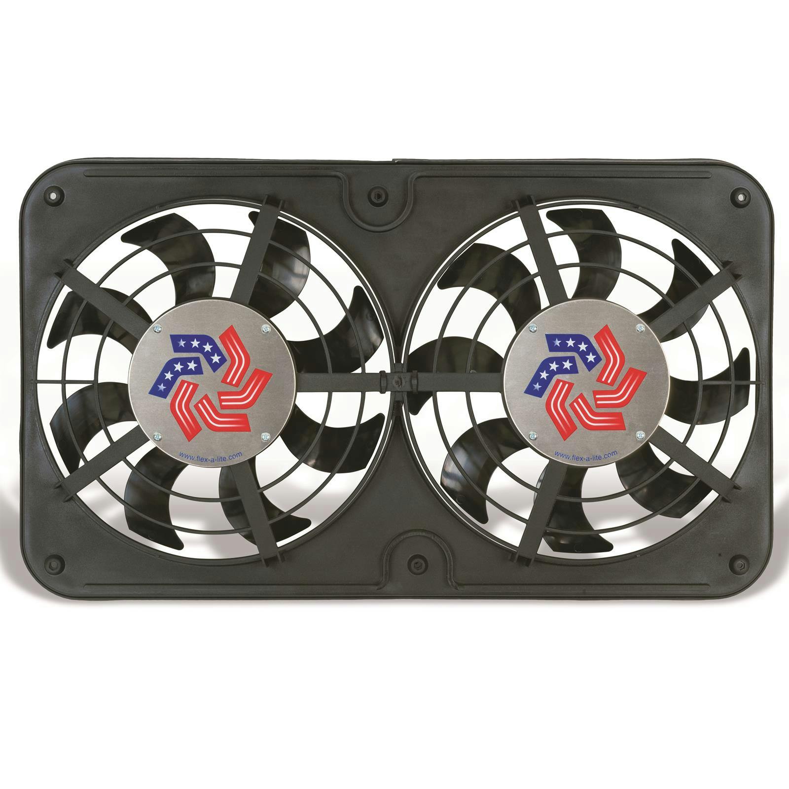 Flex-A-Lite 116551 Dual Electric Puller Fan, 12 In, W/ Control
