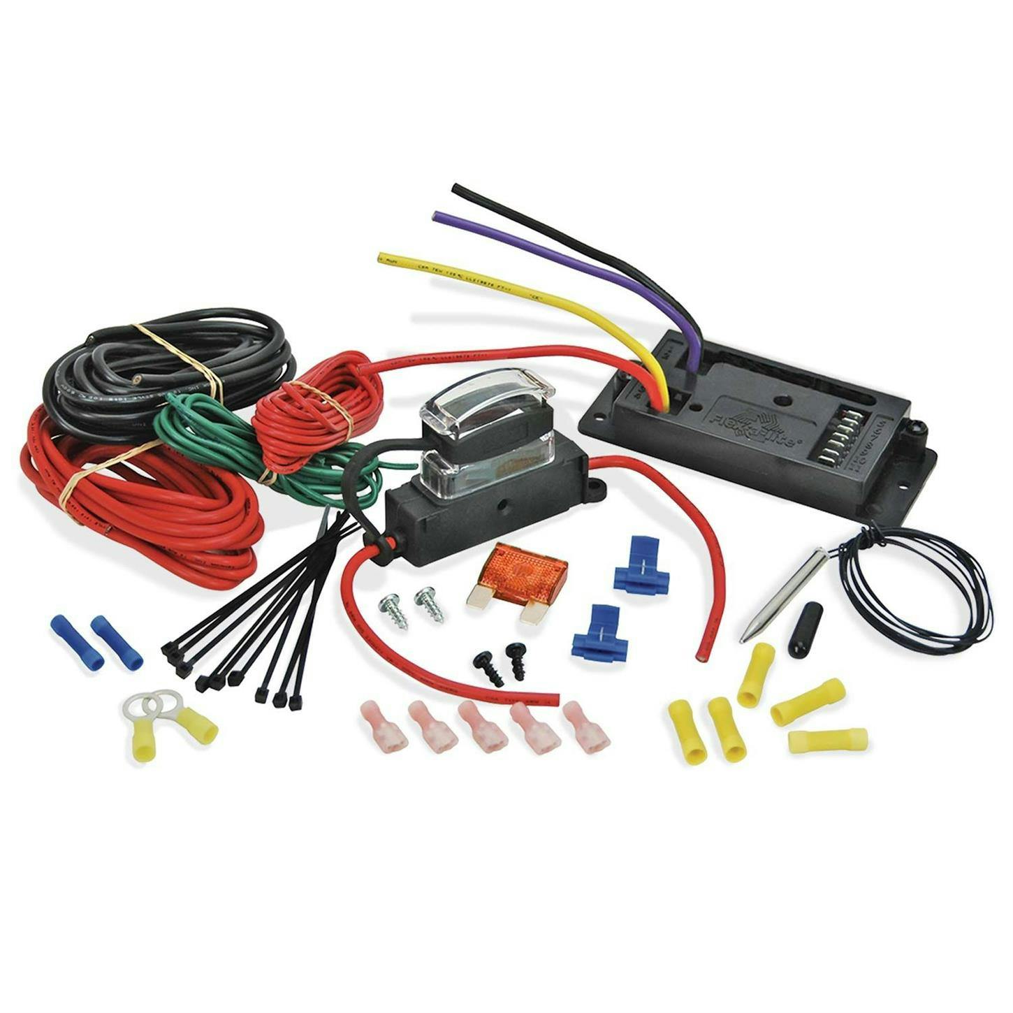 Flex-A-Lite 116591 Dual Electric Push/Pull Fan, 15 In, W/ Control