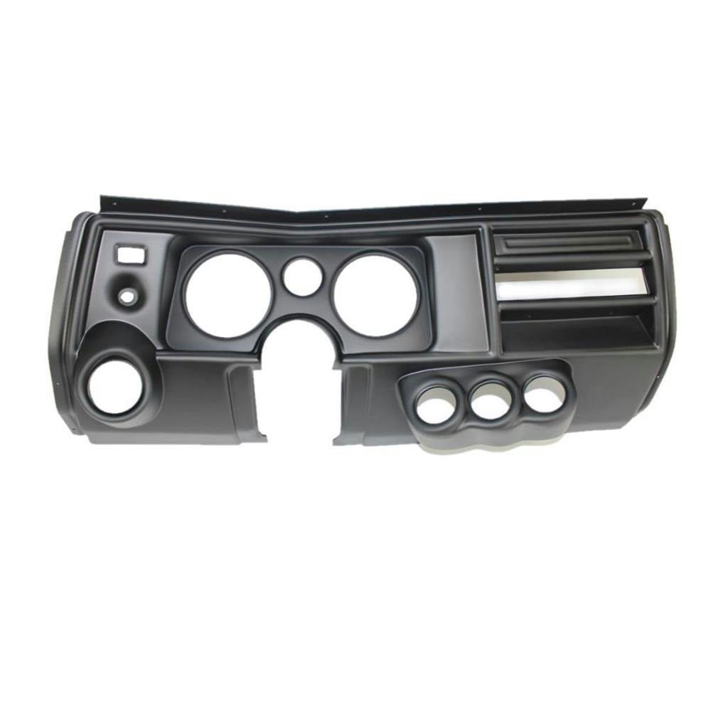 Classic Dash 103690027 69 Chevelle 5 Inch Dash Panel w/,Blk
