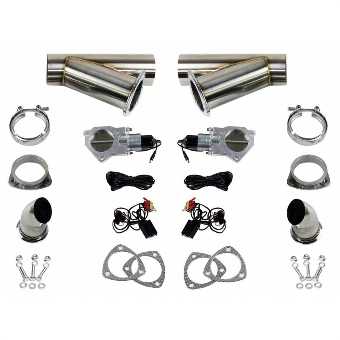 Granatelli Motor Sports 307525K Weld In Exhaust Cutout Kit, 2.5