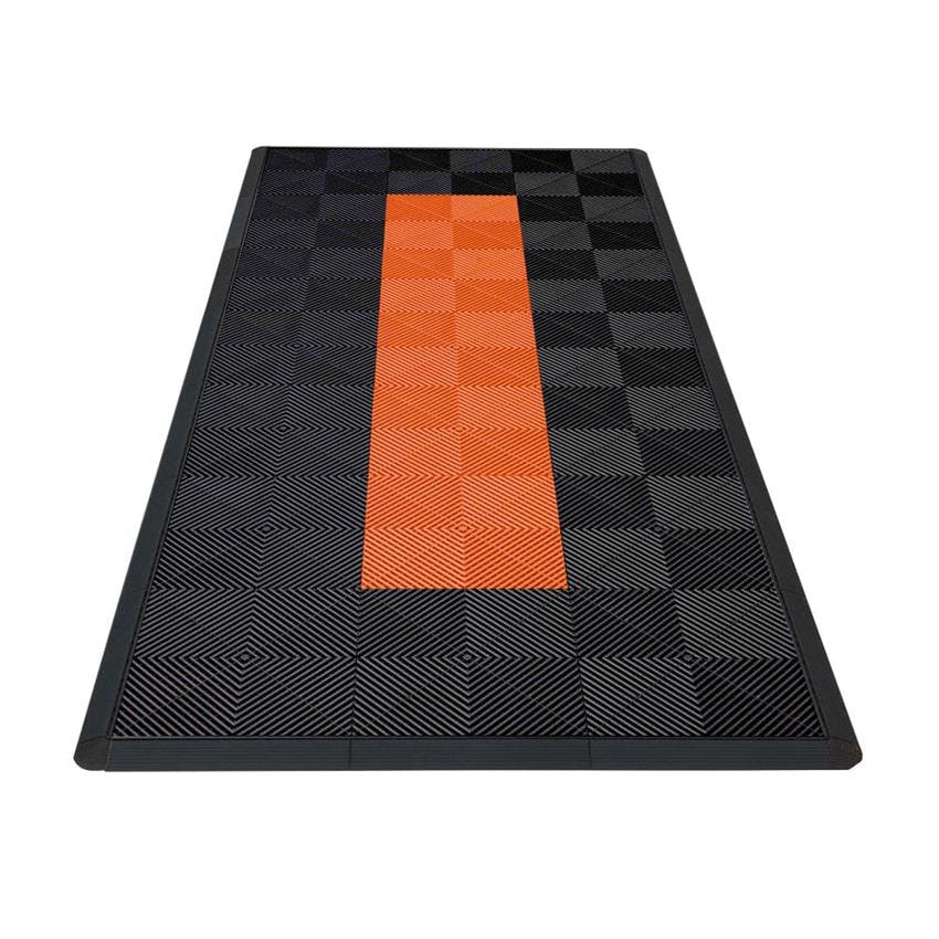 Swisstrax Ribtrax Pro Garage Floor Mat, Black, 53 x 115 Inch