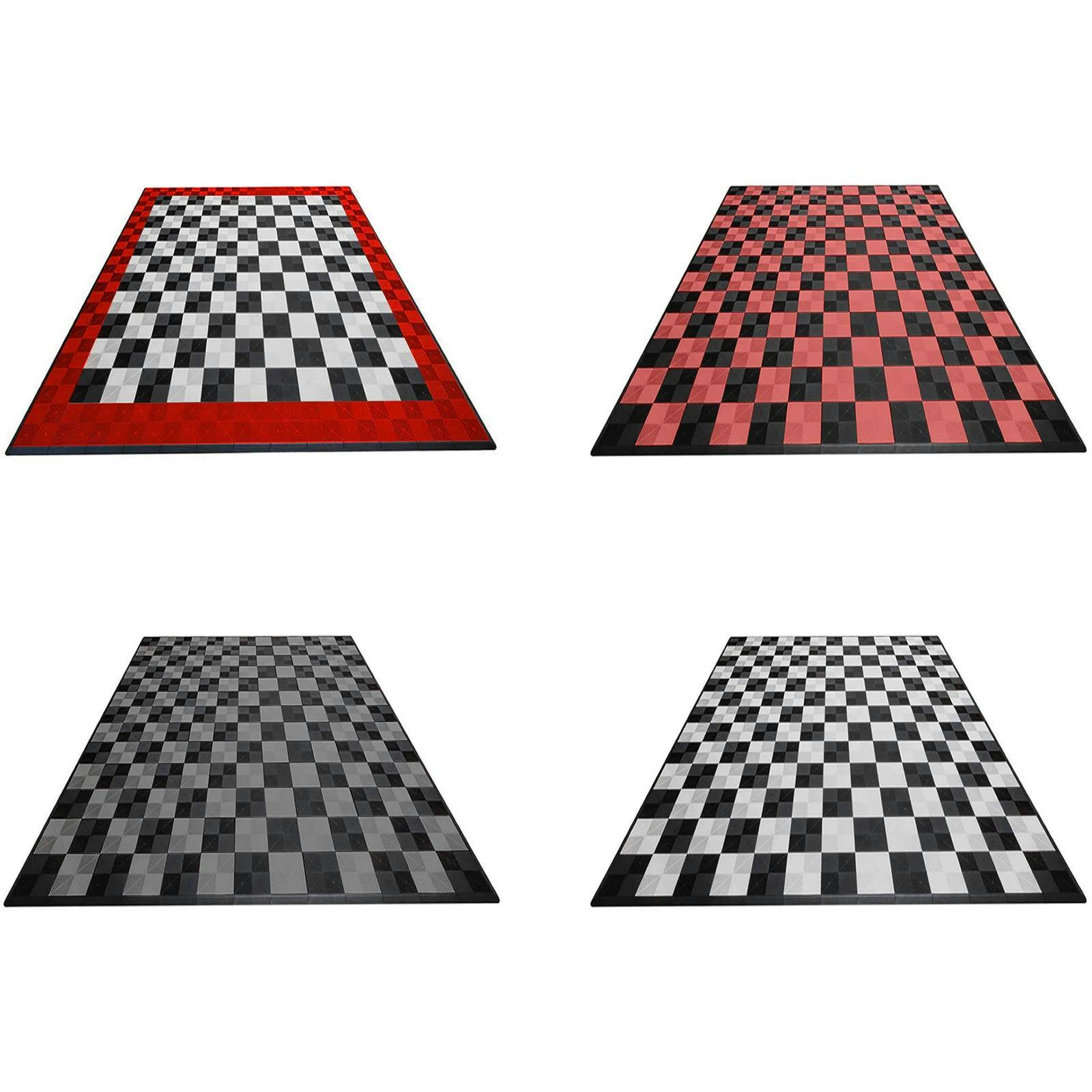 Swisstrax Ribtrax Pro Two Car Garage Floor Mat, 210 x 210 Inch