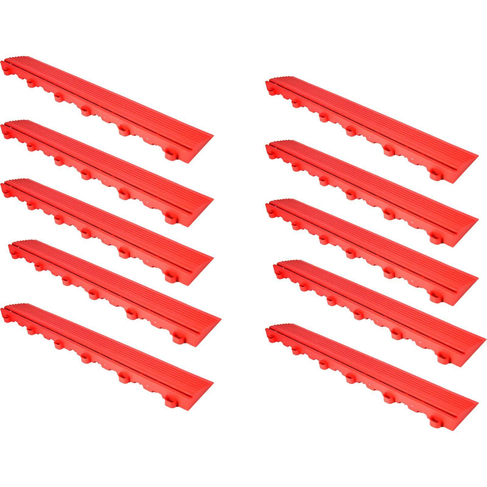 Swisstrax Pro Garage Floor Looped Edge, Female, 15.75 In, 10 Pack