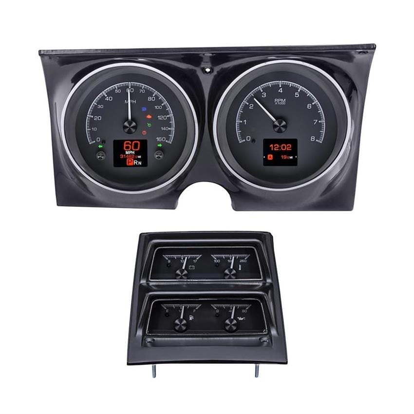 Dakota Digital HDX-68C-CAC-K 1968 Camaro Direct Fit Analog Gauges